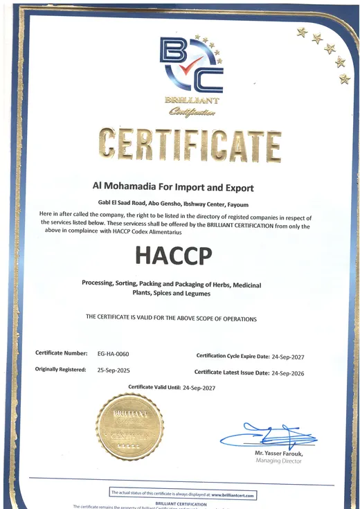 HACCP — Codex Alimentarius
